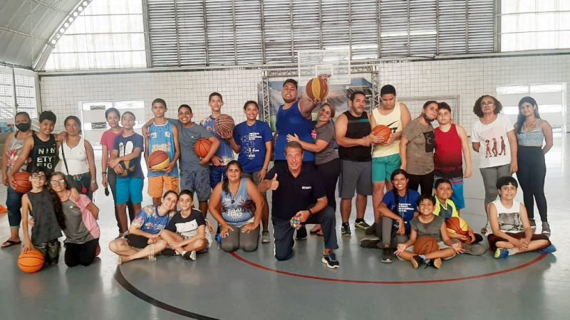 Time de basquete do Sesi promove a inclusão de jovens com espectro autista