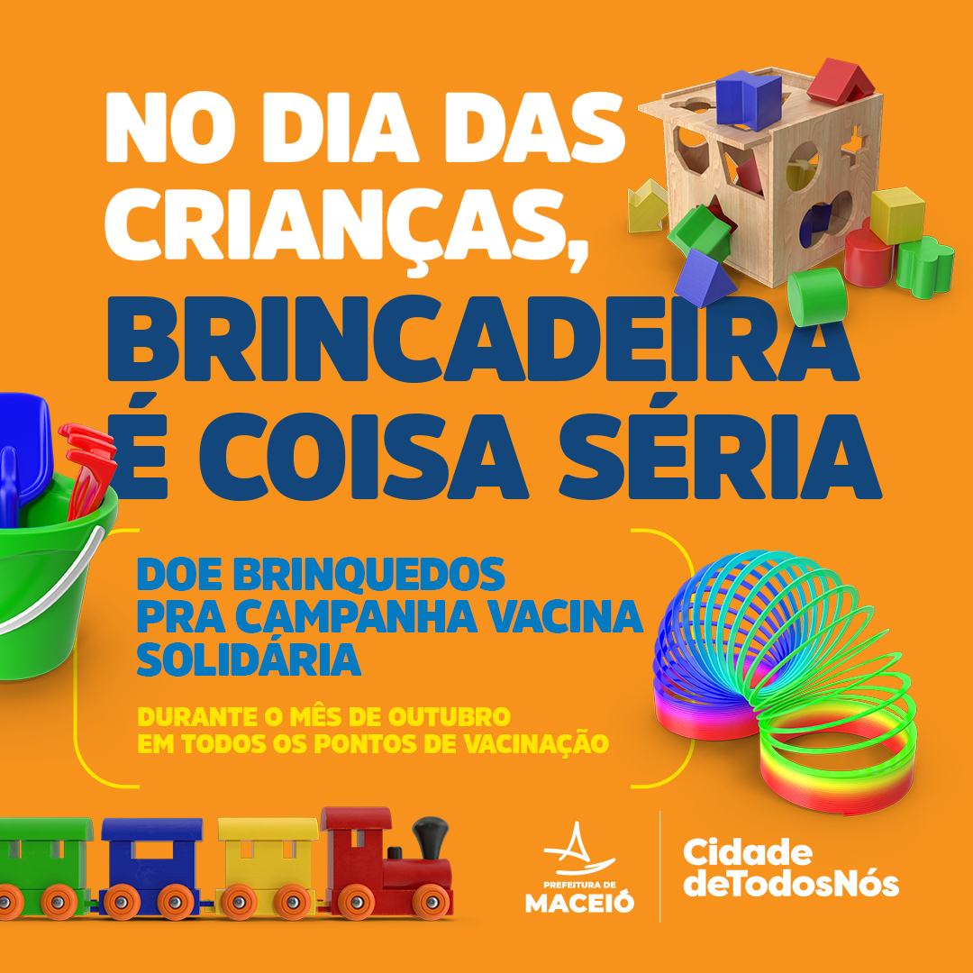 Campanha arrecadará brinquedos para crianças de instituições socioassistenciais