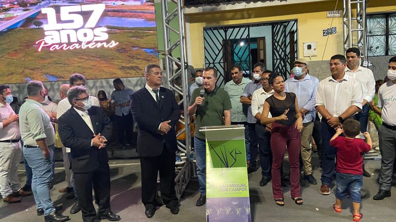 Deputado Sérgio Toledo participa da comemoração dos 157 anos de São Miguel dos Campos