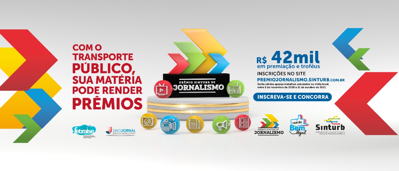 Prêmio Sinturb de Jornalismo 2021: não perca o prazo de submissão dos trabalhos!