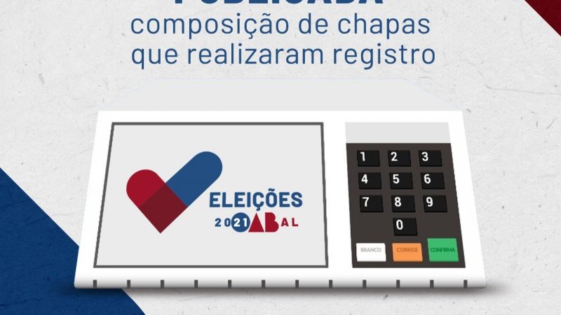 Eleições OAB-AL: publicada composição de chapas que realizaram registro