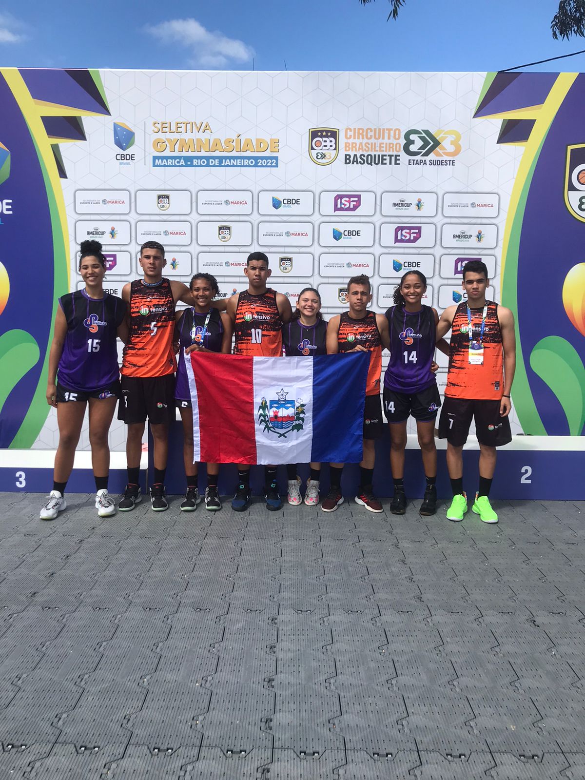 Alagoas comemora excelente participação do basquete 3×3 na seletiva nacional dos Jogos Escolares Mundiais 2022