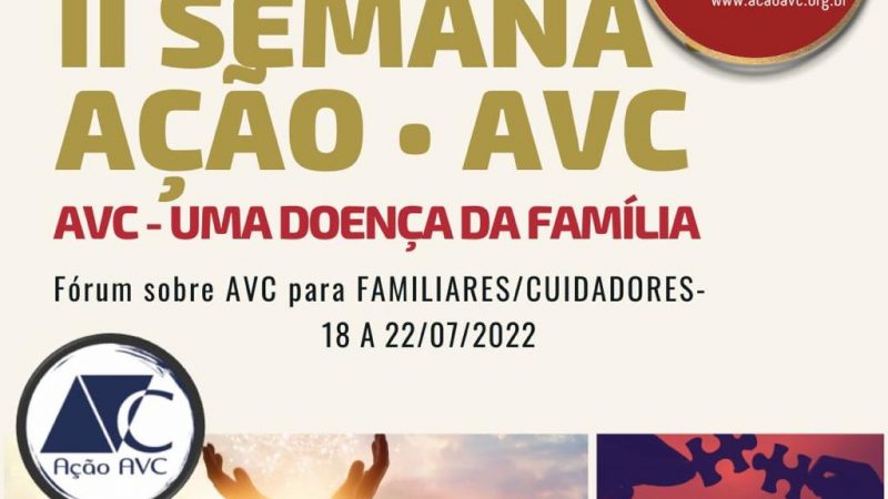 Inscrições abertas para a II Semana Ação AVC