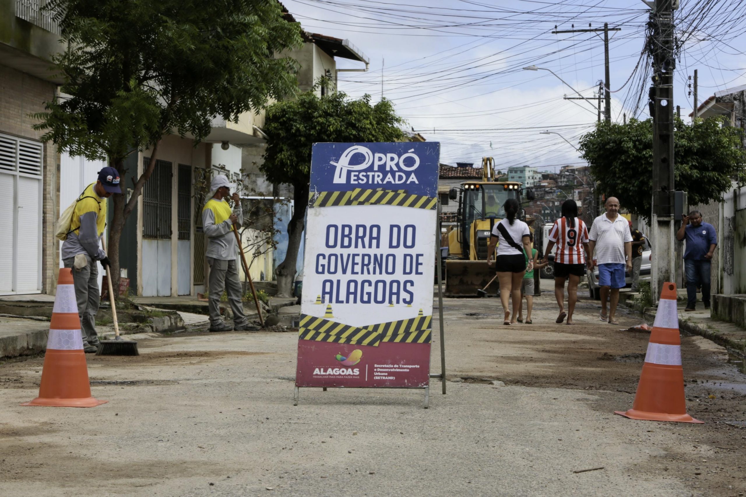 Pró-Estrada vai pavimentar mais de 20 km de vias urbanas em bairros de Maceió