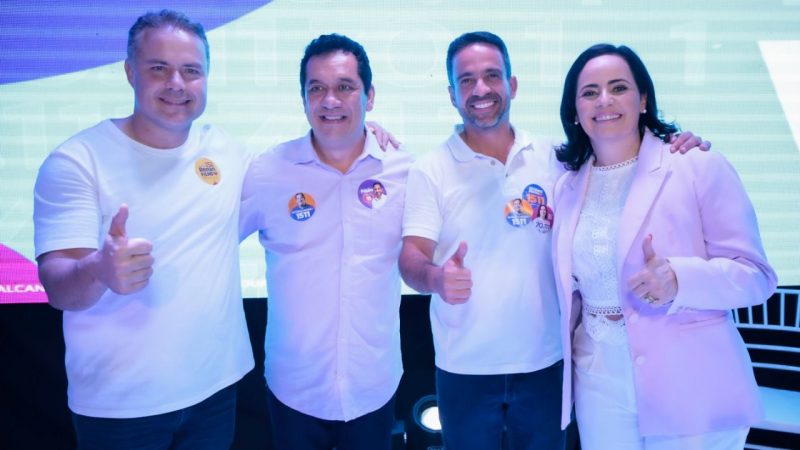 Com Paulo Dantas, Severino e Fabiana Pessoa lançam campanha em Arapiraca