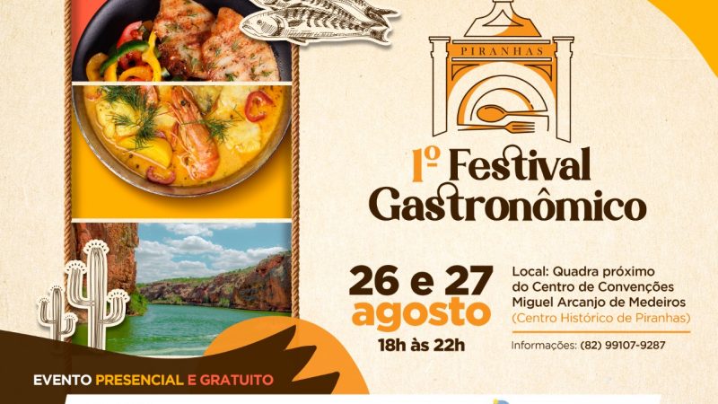1° Festival Gastronômico de Piranhas valoriza pequenos negócios e produção da região