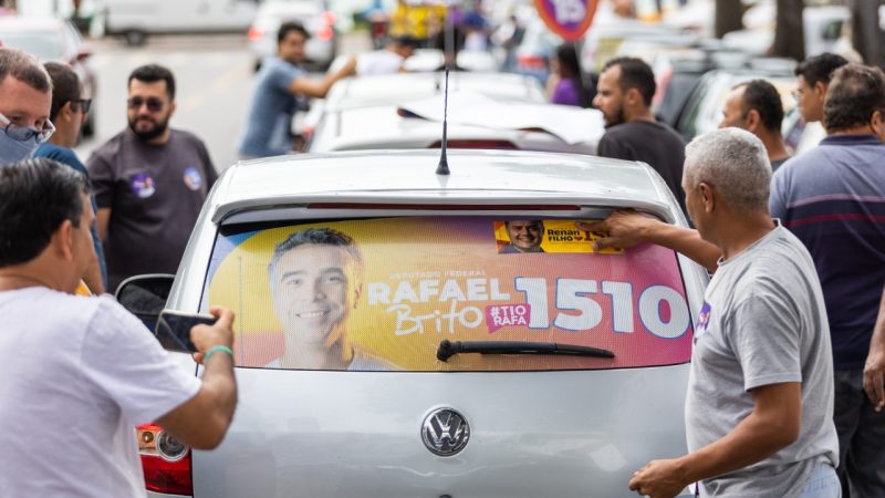 Adesivaço de Rafael Brito toma conta de Arapiraca neste sábado (27)