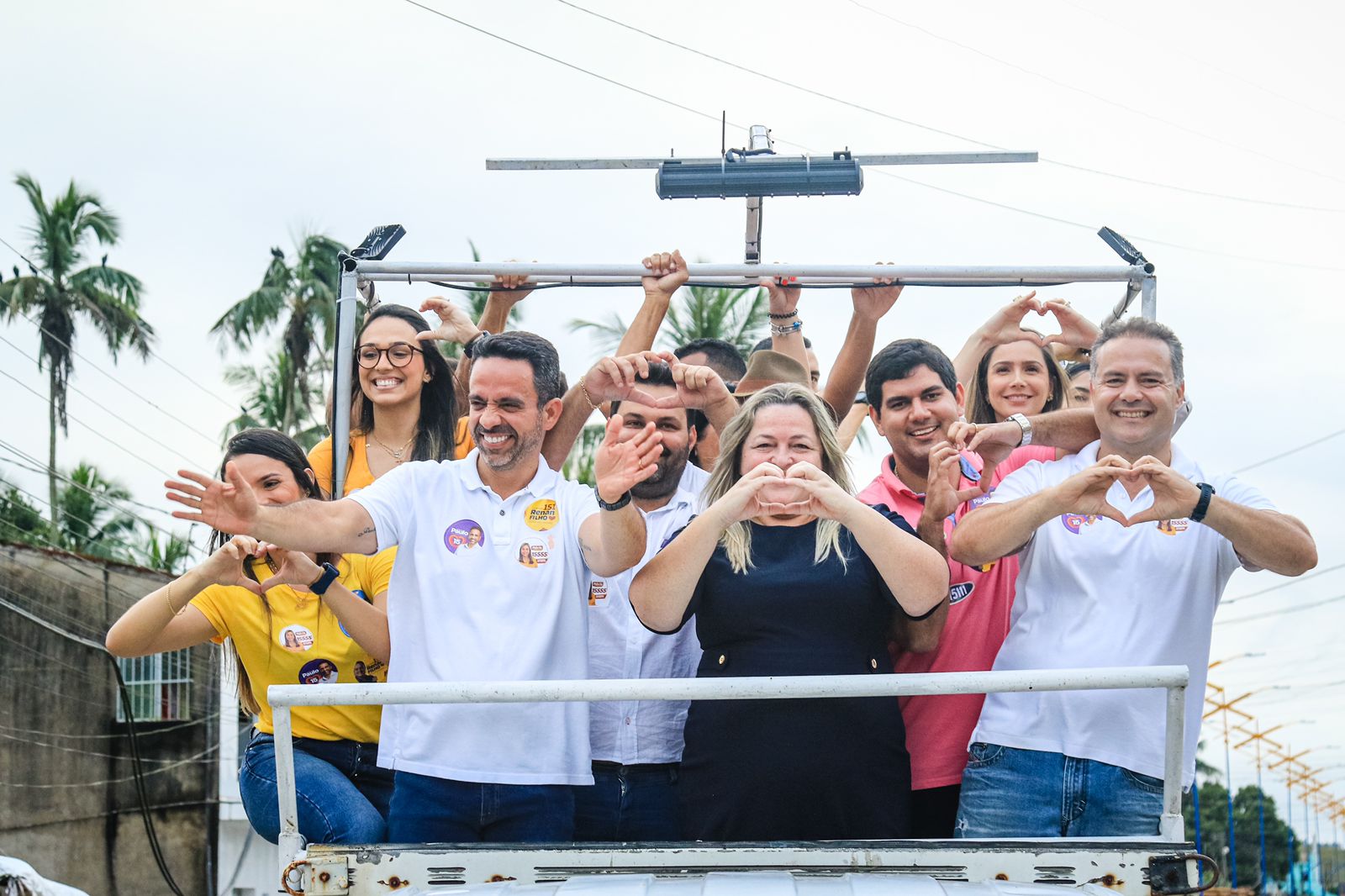 Carreata no Litoral Norte reforça campanha de Paulo Dantas