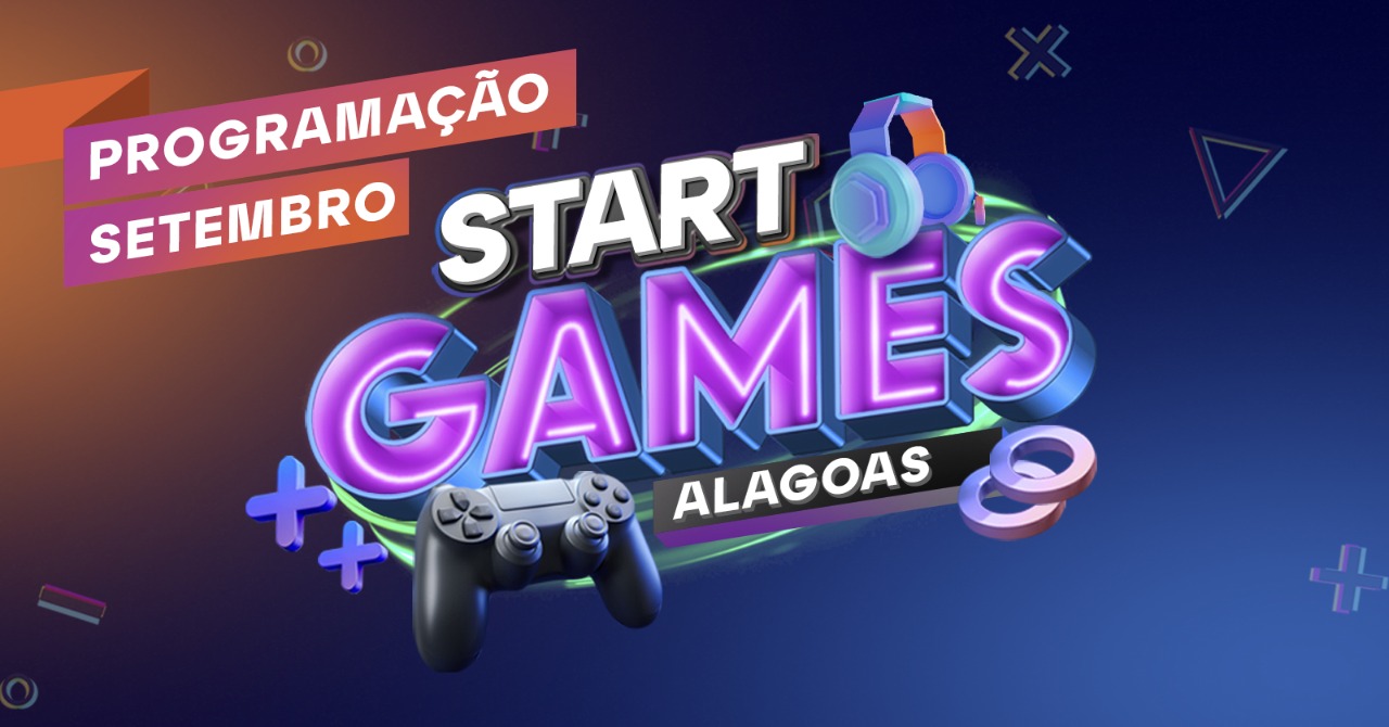 Programação do Start Games traz workshops para desenvolvedores e empreendedores de games em Alagoas