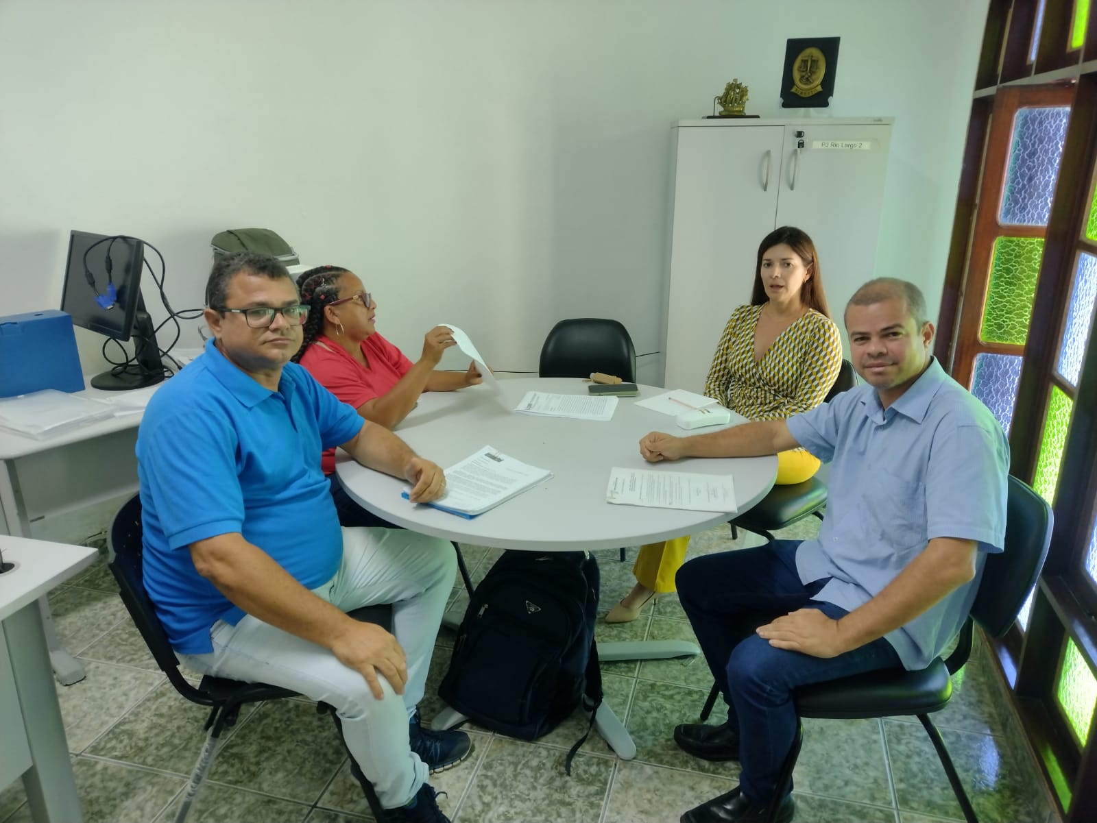 Em busca de valorização para os servidores de Rio Largo, Manoel Sarmento participa de reunião no MPE-AL