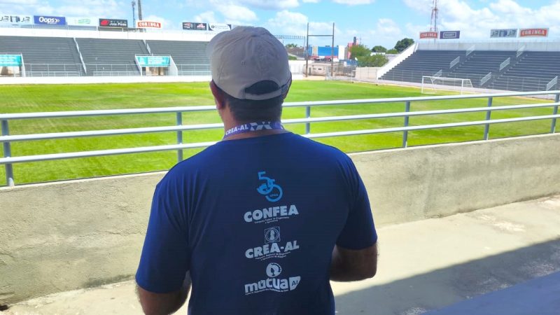 Crea-AL mobiliza força-tarefa de fiscalização em estádios de Alagoas